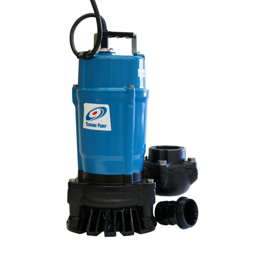 Tsurumi Submersible Single-Phase HS2.75S Drainage Pump with Semi-Vortex Impeller