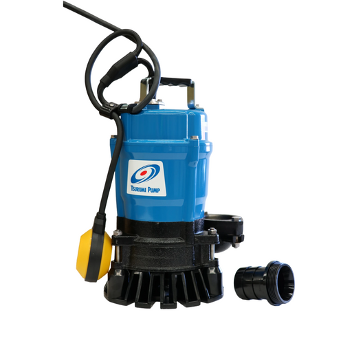 Tsurumi HSZ2.4S Single-Phase Automatic Submersible Drainage Pump with Semi-Vortex Impeller