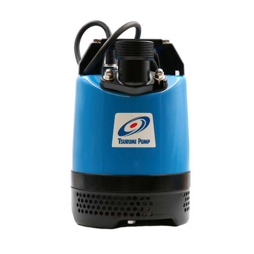 Tsurumi LB-480 Single Phase Portable Slimline Submersible Drainage Pump with Semi-Vortex Impeller
