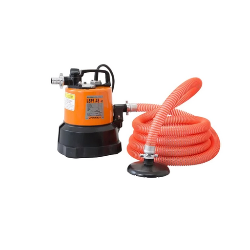 Tsurumi LSP1.4S Single Phase Portable Self-Priming Submersible Drainage Pump with Suction Attachment