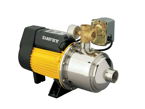 Davey HM270-25P pressure pump (no tank incl - supply seperately) 2.5kW 240V 50Hz 1ph incl pressure switch