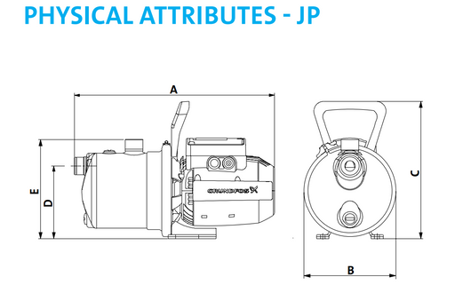 Grundfos JP 4-54 - pump only