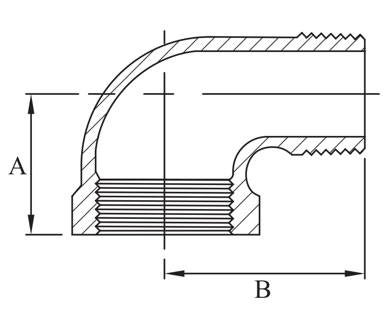 316 Stainless Steel 90 Deg M/F Elbows Threaded BSP