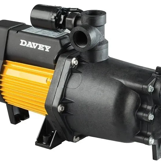 Davey XJ70P pressure pump (no tank incl - supply seperately) 0.8kW 240V 50Hz 1ph incl pressure switch