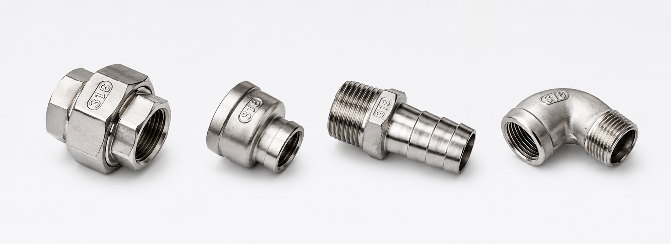 Stainless steel BSP fittings
