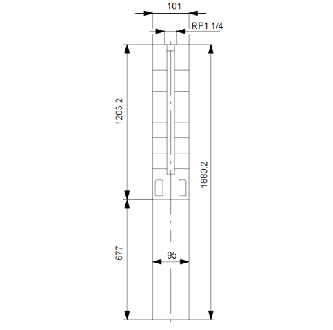Grundfos SP 2A-48 Submersible Borehole Pump – 09Z02E48 (1 x 240V, MS4000/PSC Motor)