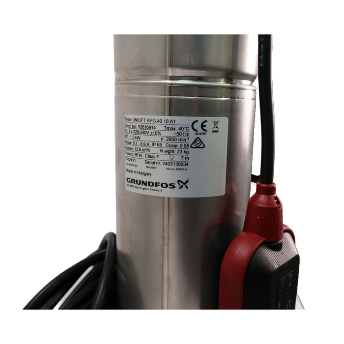 Grundfos UNILIFT APG.40.10.A1 Single phase with float switch