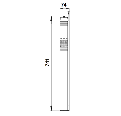 Grundfos SQE 2-55 N Submersible Pump – 96160446