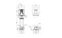 Grundfos CRN 185-2-2 A-F-A-V-HQQV Vertical Multistage Centrifugal Pump – 92501229
