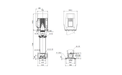 Grundfos CRN 255-3 A-F-A-V-HQQV Vertical Multistage Centrifugal Pump – 92541533