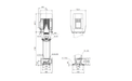 Grundfos CRN 95-11 A-F-A-V-HQQV Vertical Multistage Centrifugal Pump – 92624410 (3 x 380-420D/660YV [3 x 440-480DV])