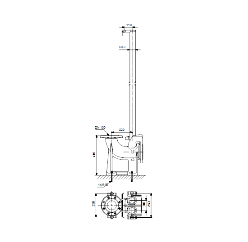 Grundfos Auto coupling set - 96090994