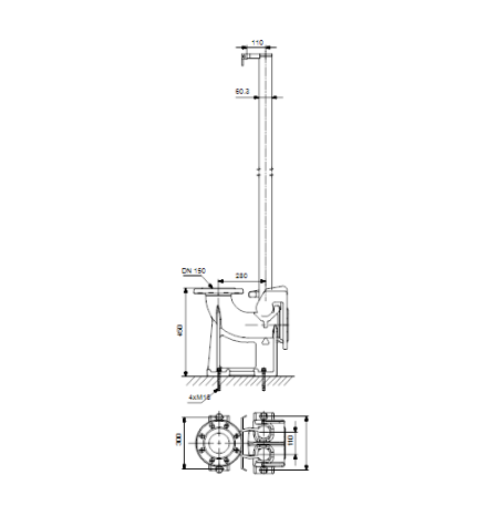 Grundfos Auto coupling set - 96090995