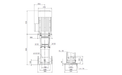 Grundfos CR 45-5-2 A-F-A-E-HQQE Vertical Multistage Centrifugal Pump – 96122804 (3 x 380-415D/660-690YD)