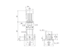 Grundfos CR 20-5 A-F-A-E-HQQE Vertical Multistage Pump – 96500511 (3 x 380-415DV)