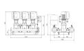 Grundfos Hydro Multi-E 3 CRE 15-4 U2 A-A-I-I-DU Booster Set – 99614455