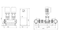 Grundfos Hydro MPC-E 2 CRNE 95-1 Booster Set – 99743400