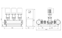Grundfos Hydro MPC-E 3 CRNE 95-1 Booster Set – 99743555