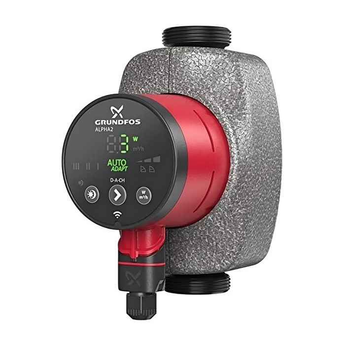 Grundfos ALPHA2 25-60 N 180 STAINLESS STEEL SPEED REGULATED CIRCULATOR PUMPS (Copy)