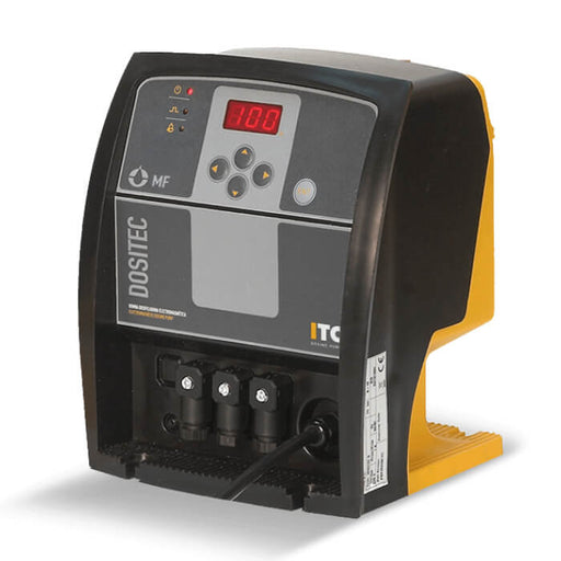 DOSITEC Multifunction Electromagnetic Diaphragm Injector – DOS-MF2.5 – 2.5 L/hr – 8 Bar – Manual or Proportional Control via 4-20mA/Timer