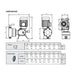 DOSTEC High Volume Injection Pump – Diaphragm Head – DTEC50-700D – 520-685 L/hr – 700 kPa – Single or 3 Phase