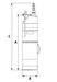 Grundfos Submersible Multistage Pump - SBA 3-35 A - with float switch and automatic pressure switch