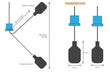 9004 15m Oil and Chemical-Resistant CPE Float Switch - FSW-12411