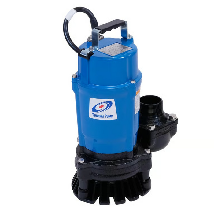 Tsurumi HS Series Manual Electric Submersible Pump Centrifugal – HS2.75S-62 – 115V – 1 Phase – 1 HP – 2" Discharge – Straight Male NPT
