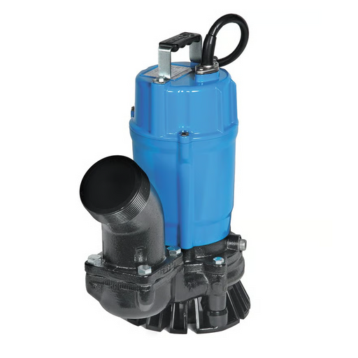 Tsurumi HS Series Manual Electric Submersible Pump Centrifugal – HS3.75S-62 – 230/115V – 1 Phase – 1 HP – 3" Discharge