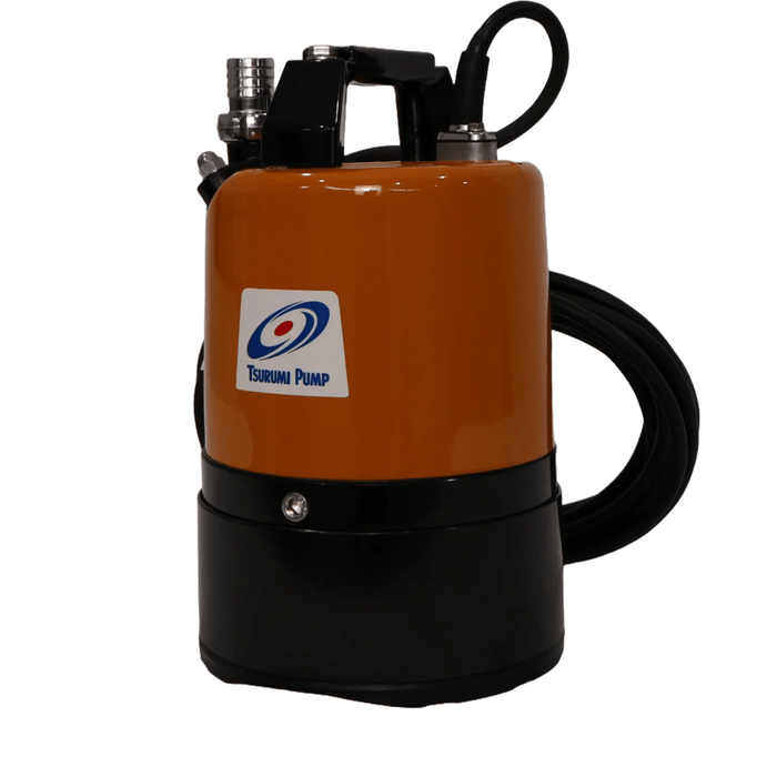 Tsurumi LSC1.4S Single Phase Submersible Puddle Sucker Drainage Pump with Swing Check Valve