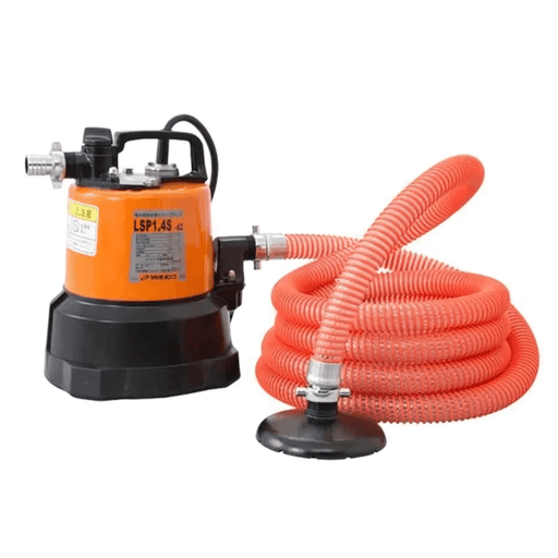 Tsurumi LSP1.4S Single Phase Portable Self-Priming Submersible Drainage Pump with Suction Attachment