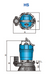 Tsurumi HS Series Manual Submersible Portable Drainage Pump – HS2.75S