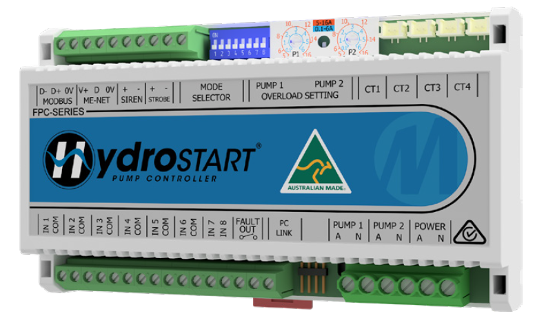 HydroSTART 3PH 2 Pump 0.1-16A c/w ID, IoT & BMS - FPC-82243-IOT/BMS