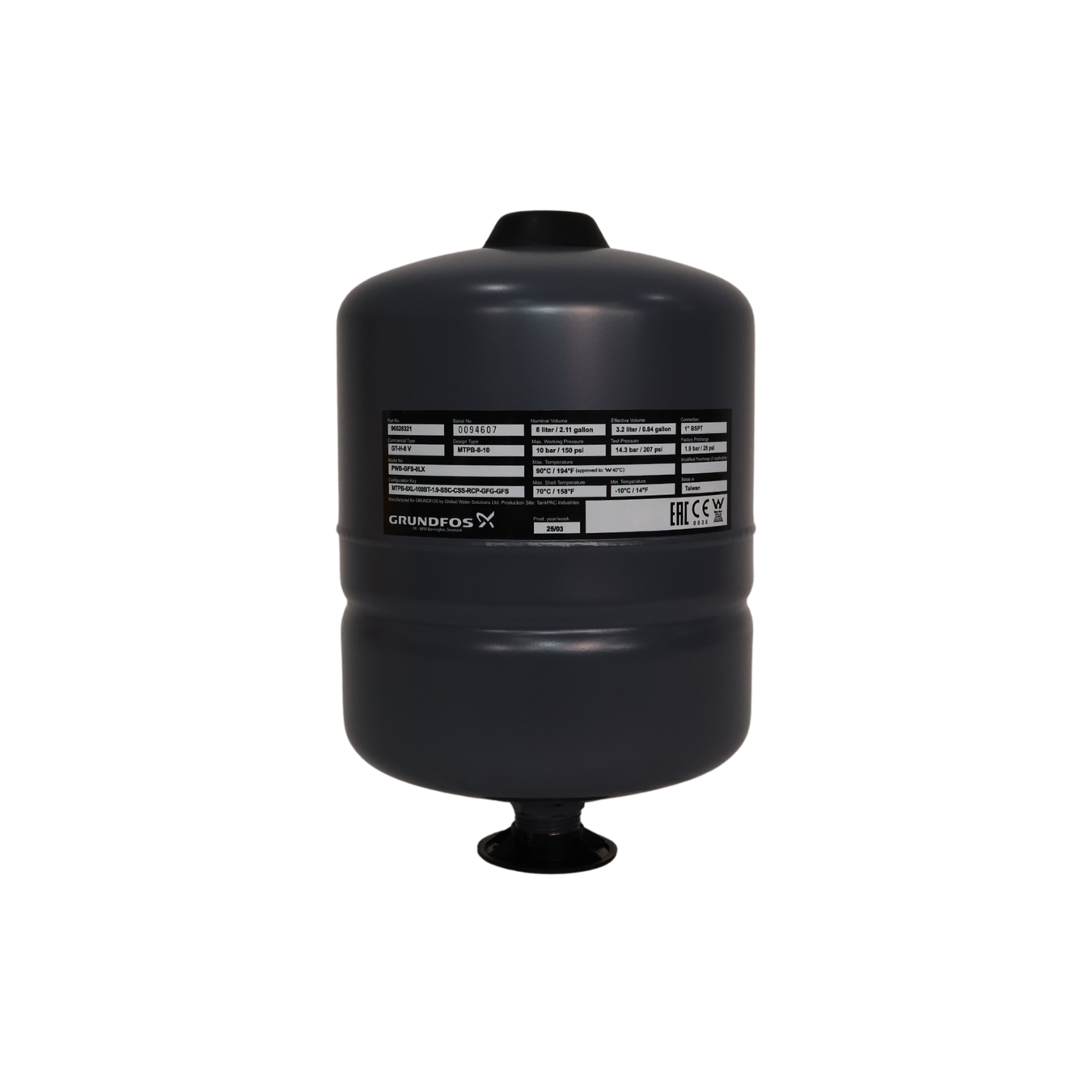 Grundfos Pressure Tank