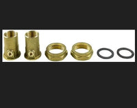 UPS 20 - Circulator Union Set with valves - Brass/Bronze