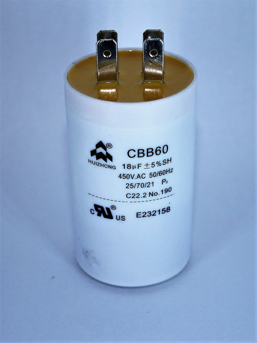 Capacitor 18uF 450vac