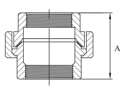 316 Stainless Steel F/F Unions Threaded BSP
