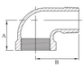 316 Stainless Steel 90 Deg M/F Elbows Threaded BSP