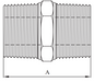 316 Stainless Steel Hexagon Nipple Threaded BSP