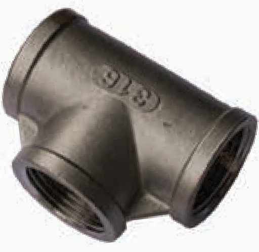 316 Stainless Steel Equal Tees Threaded BSP