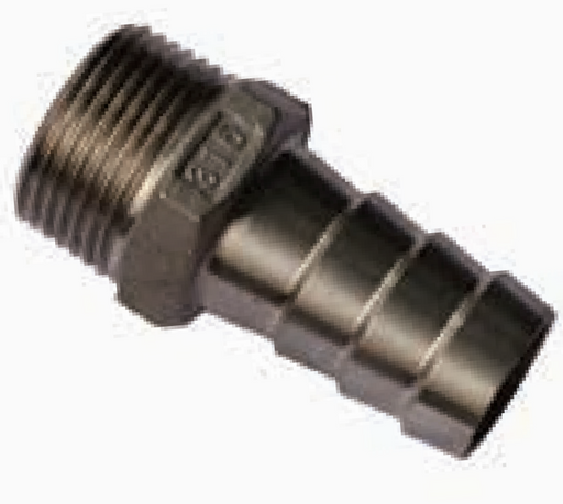 316 Stainless Steel Hose Nipple Threaded BSP
