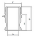Stainless Steel Camlock Type F Camlock - Male Camlock X Male BSP