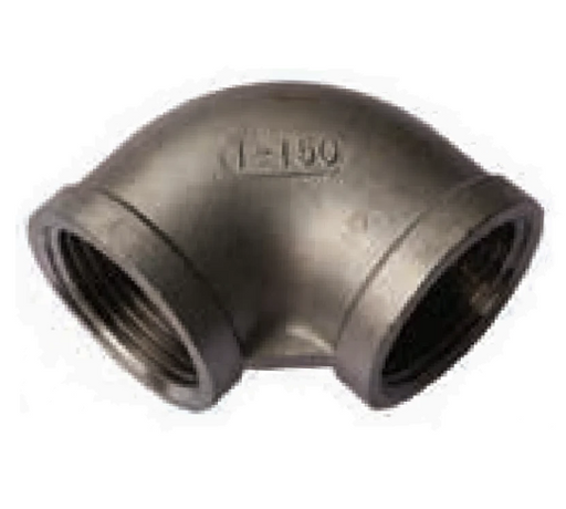 316 Stainless Steel 90 deg F/F Elbows Threaded BSP