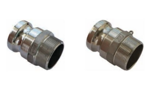 Stainless Steel Camlock Type F Camlock - Male Camlock X Male BSP