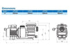 LeisureTime Pool Pump LTP750 (1.0HP)
